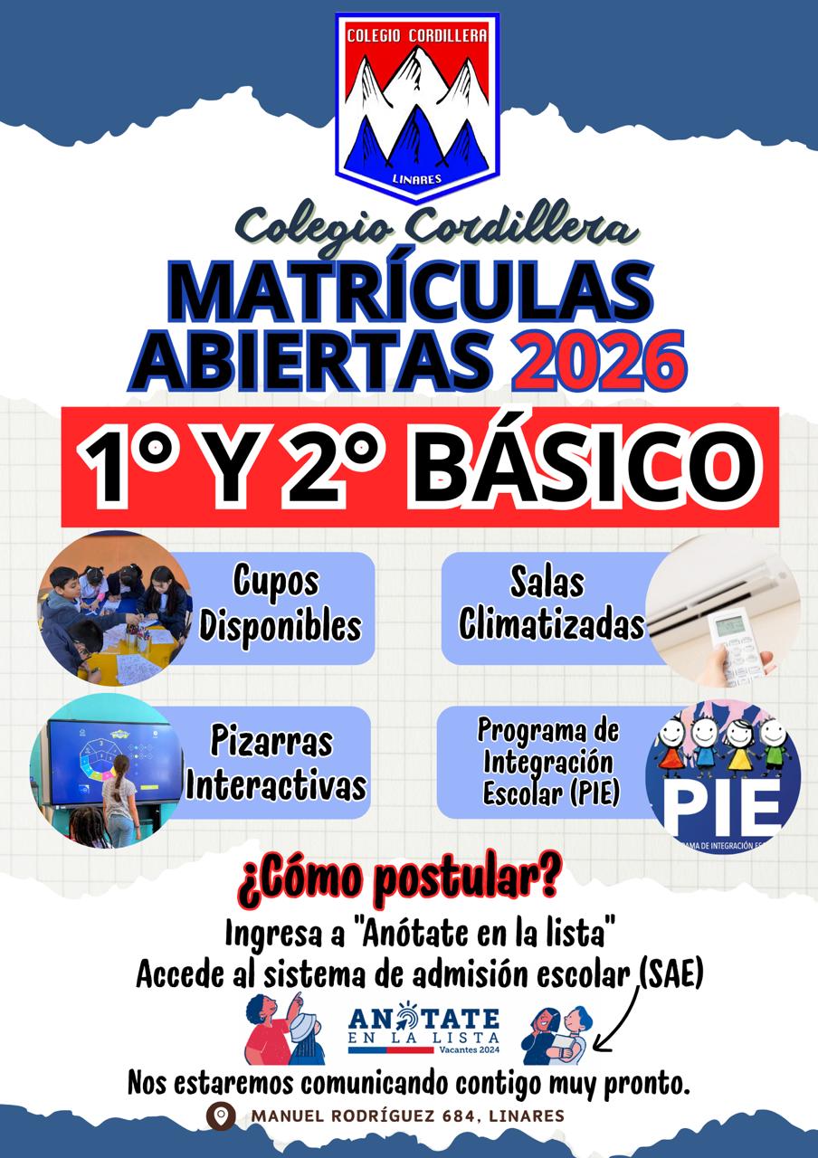 Matriculas Abiertas 2026
